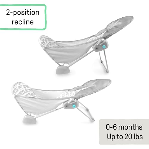 Non-slip base grips on Ingenuity bath seat
