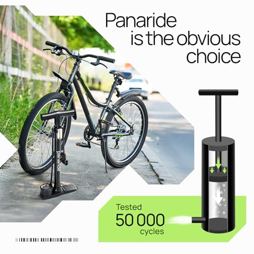 Side profile of the Panaride P140 floor pump