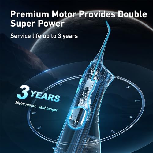 COSLUS C20 water flosser rechargeable battery indicator