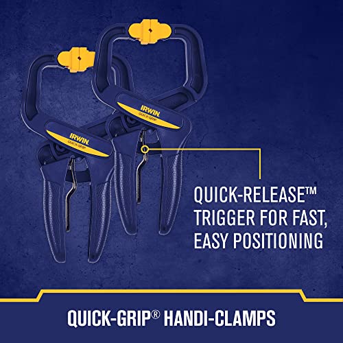 Handi-Clamps positioned for wood project