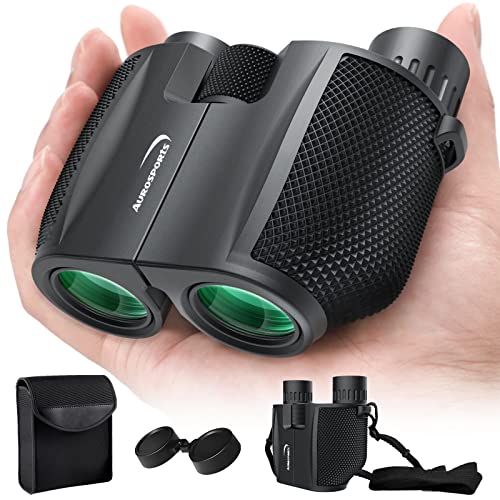 Aurosports 10x25 Compact Binoculars front view