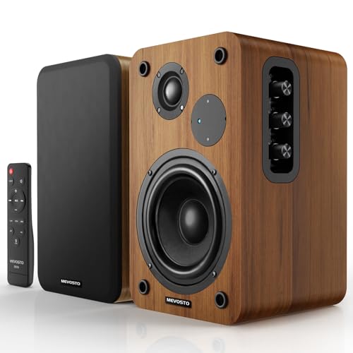 MEVOSTO DS19 bookshelf speakers front view