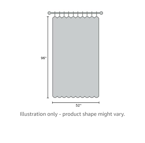 Set of two beige blackout panels folded