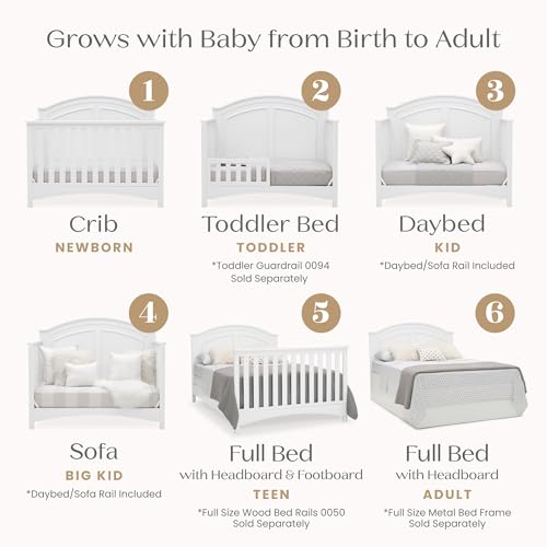 Crib converted into a toddler bed