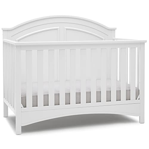Assembled Perry crib in nursery setting