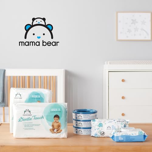 Mama Bear baby wipes reclosable lid detail