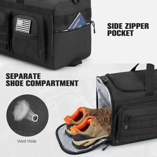 G4Free bag side shoe compartment access