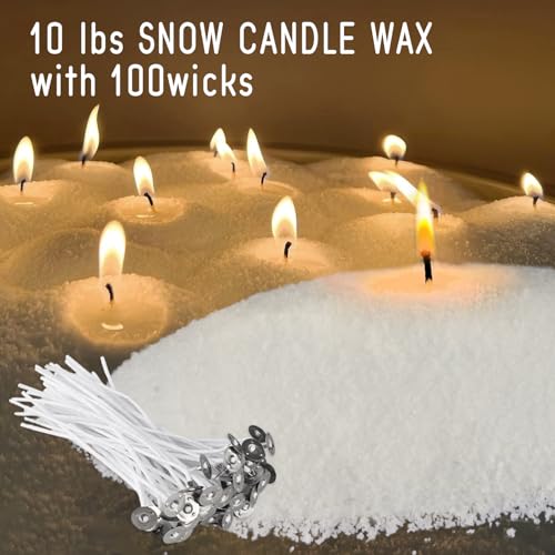 Wfmolcand candle wax powder in a glass container