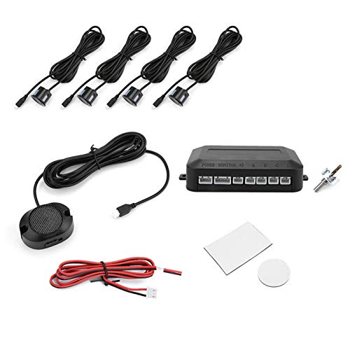 Black parking sensor components kit