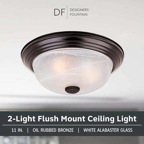Oil rubbed bronze 11-inch light fixture