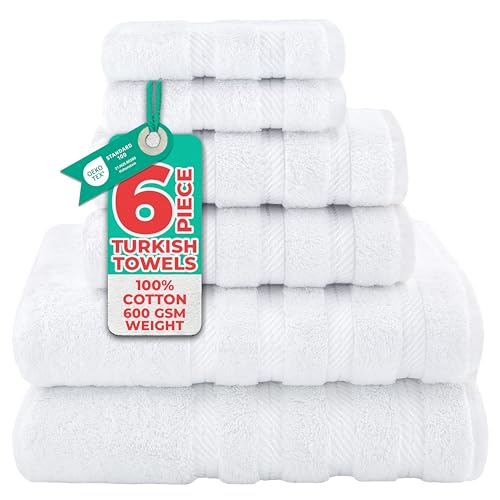 American Soft Linen 6 Piece Turkish Towel Set