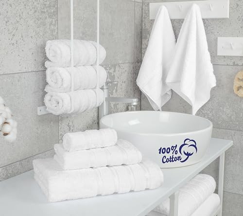 Folded American Soft Linen bath towels