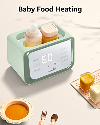 Side profile of Grownsy 8-in-1 warmer