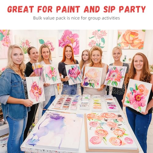 Bulk pack of art canvas boards