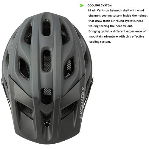 Exclusky cycling helmet adjustment dial