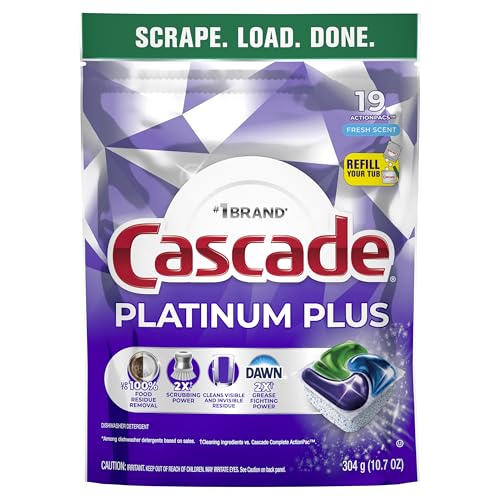 Cascade Platinum Plus 19 count box