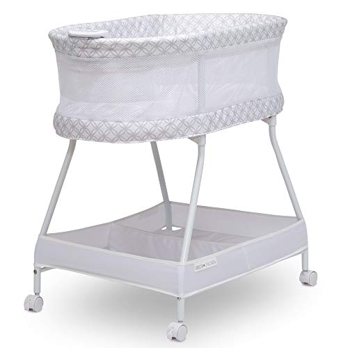 Delta Children Sweet Dreams Bassinet Grey Infinity