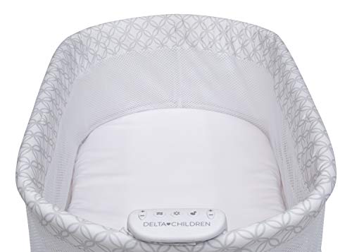 Bassinet in bedroom setting