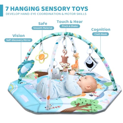 Green Elephant model activity mat layout