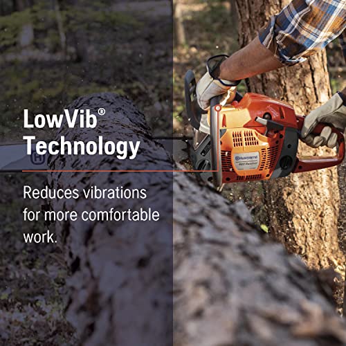 Ergonomic handle and controls of the chainsaw