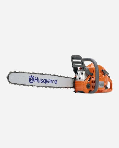 Full profile of the Husqvarna gas chainsaw