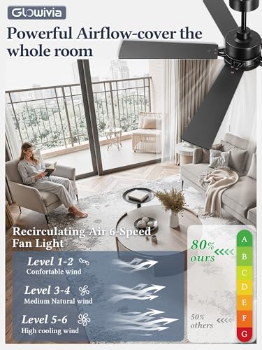 Glowivia Ceiling Fan Smart App Control Interface
