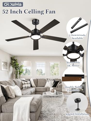 Glowivia Fan Dual-Finish Reversible Blades