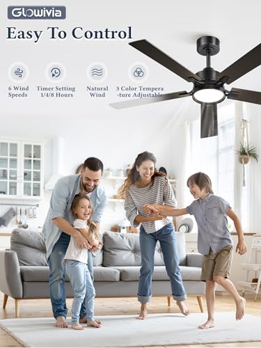 Glowivia Fan Easy Installation Components