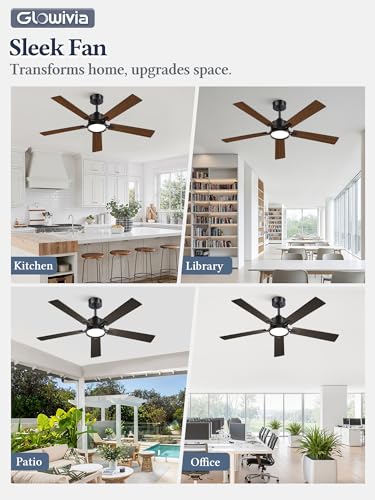 Glowivia Fan Sloped Ceiling Fit Diagram