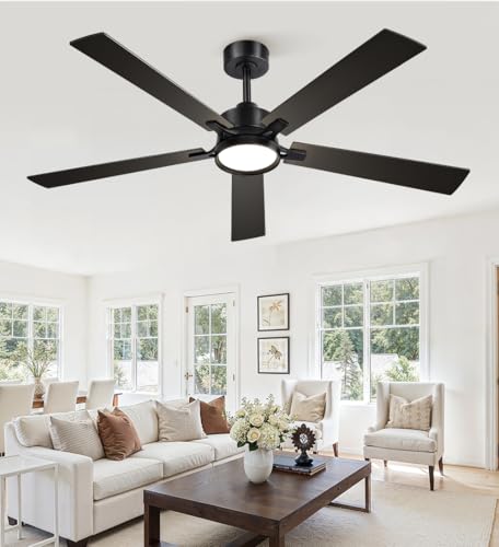 Glowivia 52 Inch Ceiling Fan in Living Room