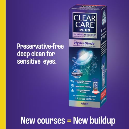 Clear Care Plus packaging with cleaning case