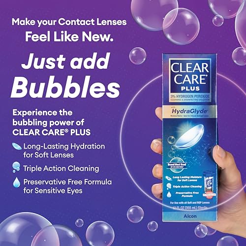 Clear Care Plus 12 Oz bottle side view