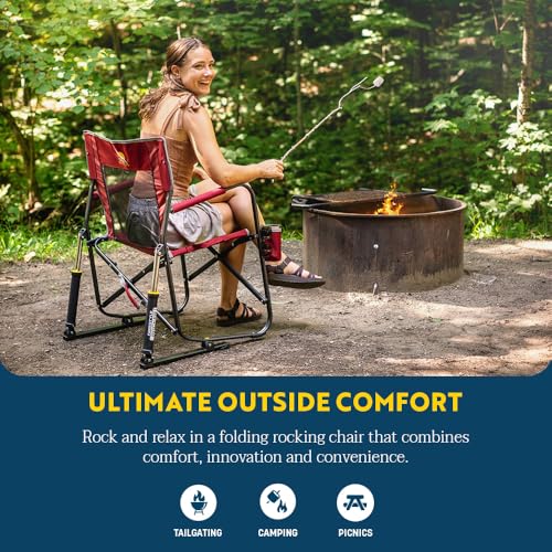 GCI Outdoor Freestyle Rocker side armrest detail