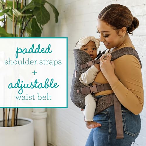 Side profile of convertible baby carrier