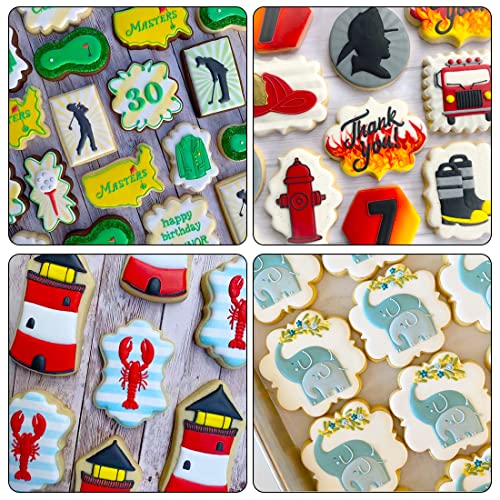 Using Kanehosi tools to cut holiday shaped biscuits