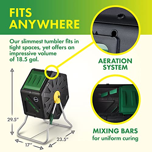 Miracle-Gro composter aeration system design