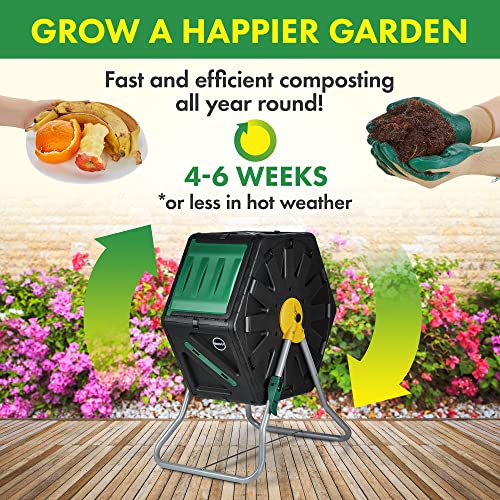 Miracle-Gro tumbler with included garden gloves