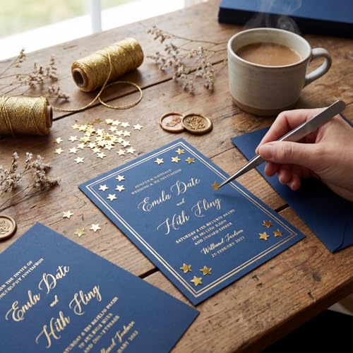 Eboot star confetti inside a clear bag