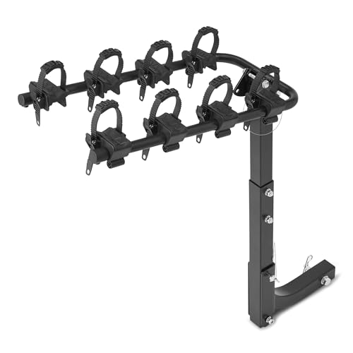 Basics 4-Bike Hitch Rack installed on a vehicle