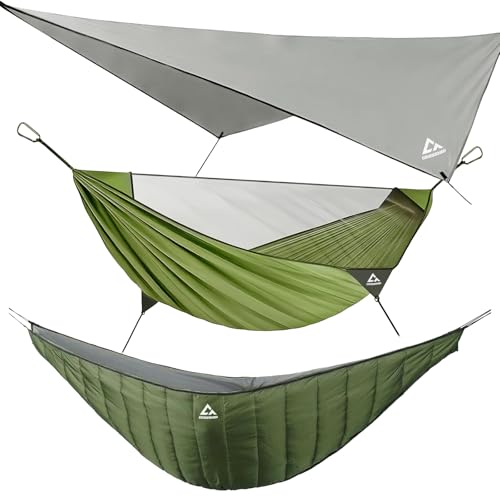 CROSSHIP Camping Hammock with Mosquito Net