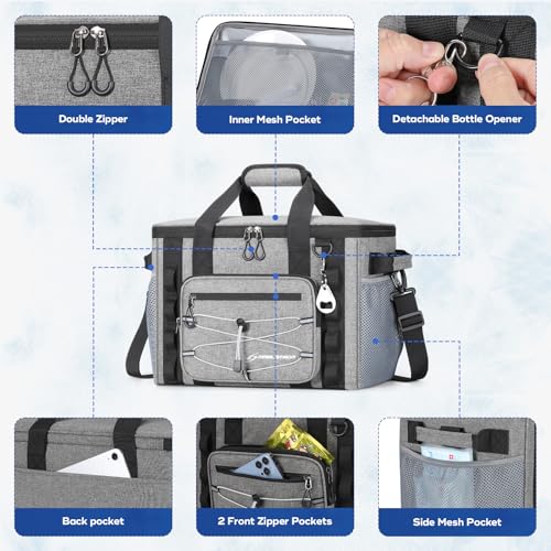Maelstrom portable cooler with shoulder strap attachment