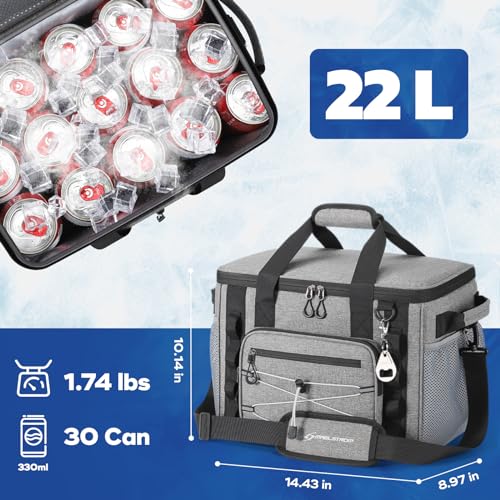 Maelstrom 22L cooler bag folded for compact storage