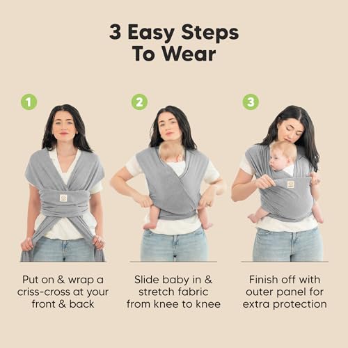 Parent adjusting KeaBabies wrap for fit
