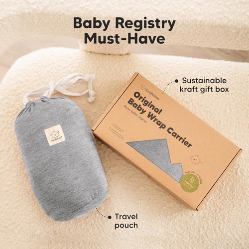KeaBabies Baby Wrap Carrier newborn comfort view