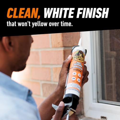 Silicone caulk indoor use example