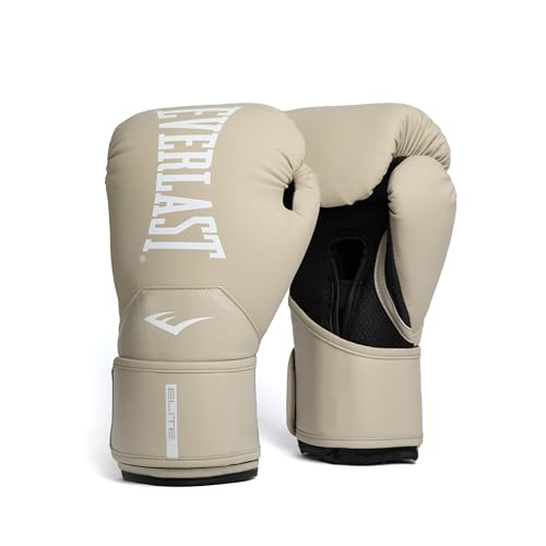 Everlast Elite 2 Womens Boxing Gloves Tan 12oz side view
