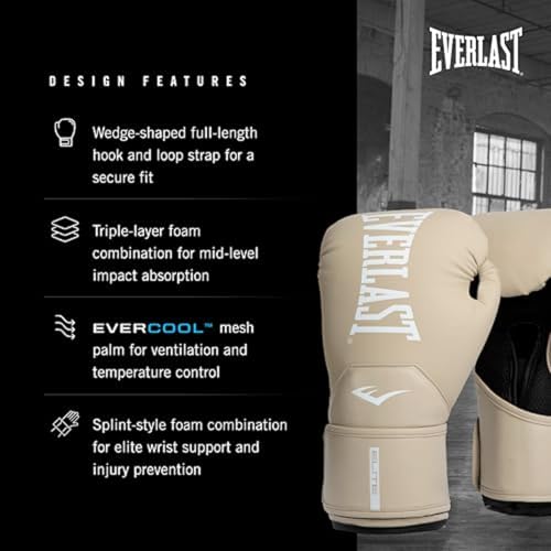 Everlast Elite 2 glove strap detail