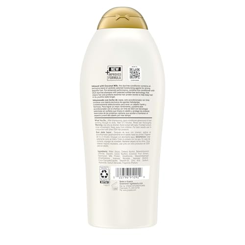 OGX Nourishing + Coconut Milk Conditioner ingredient list