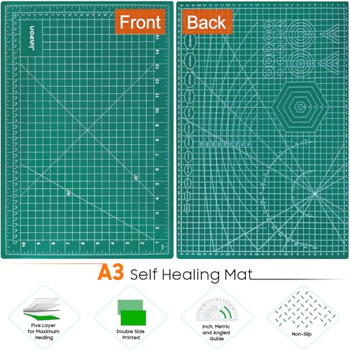Double sided mat surface view