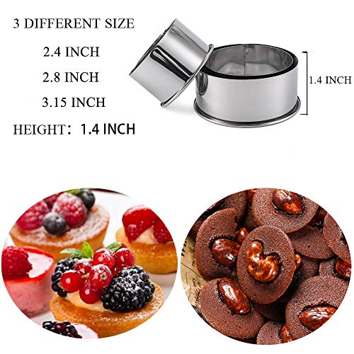 ZDHSOY cutters shown for baking scones and pastries